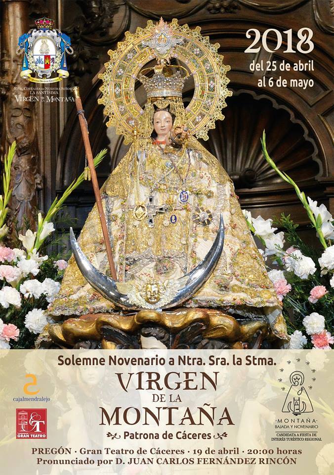 Bajada y Novenario de la Virgen de la Montaña 2018 Cáceres